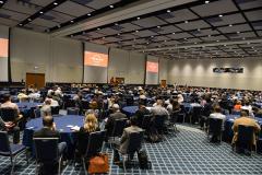 Attendees of Energy Days listen to Olga Algayerova, executive secretary of the United Nations Economic Commission for Europe