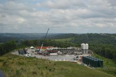 A Marcellus Shale well site in Pennsylvania