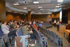 Professor of Geography Jennifer Baka gave the opening fall 2019 Coffee Hour lecture on Sept. 6 